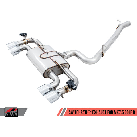 AWE Switchpath Cat-Back Exhaust 2018+ Golf R