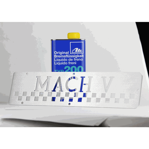 Stainless Steel DSM Mach V Spark Plug Well Cover