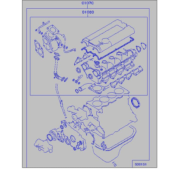 2G Engine Overhaul Gasket Kit